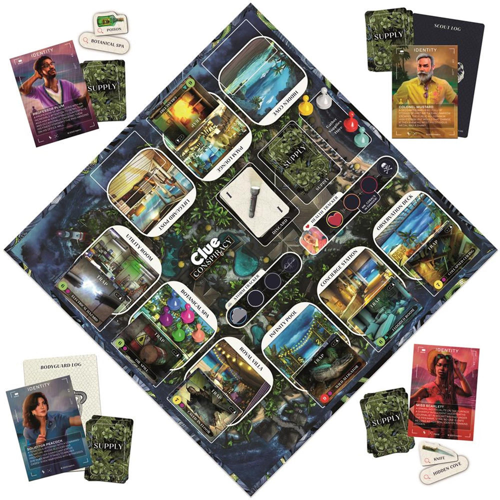 Hasbro cluedo conspiracy - bordspel