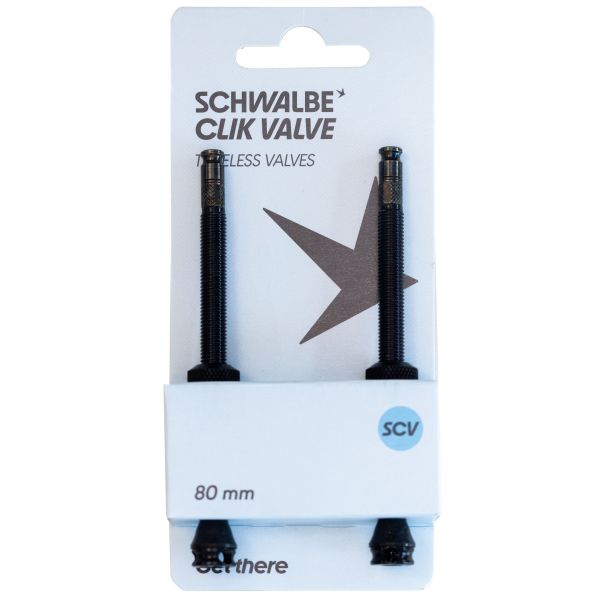 Schwalbe tubeless ventiel scv 60 mm (2 stuks)