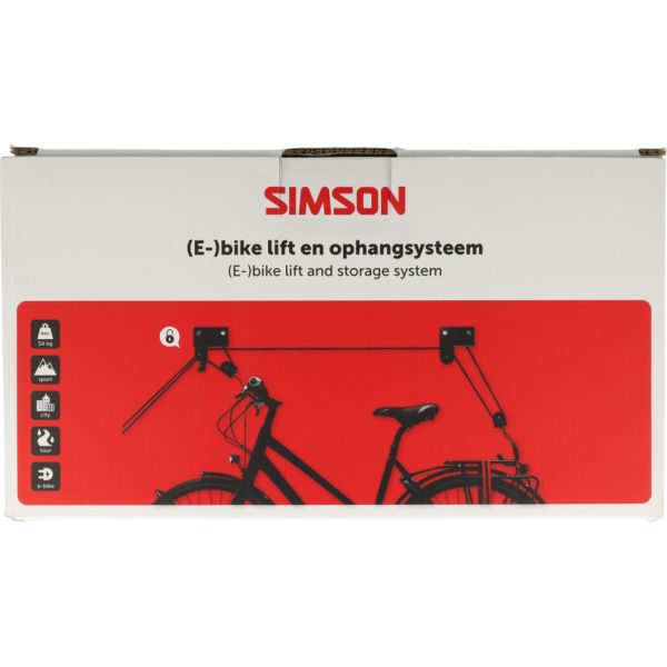Simson lift en ophangsysteem (e)-bike