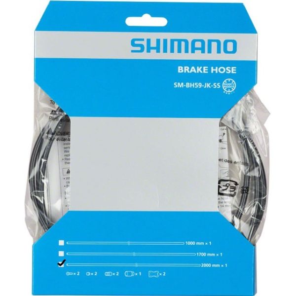 Conduite de frein frein à disque Shimano SM-BH59 2000mm - noir