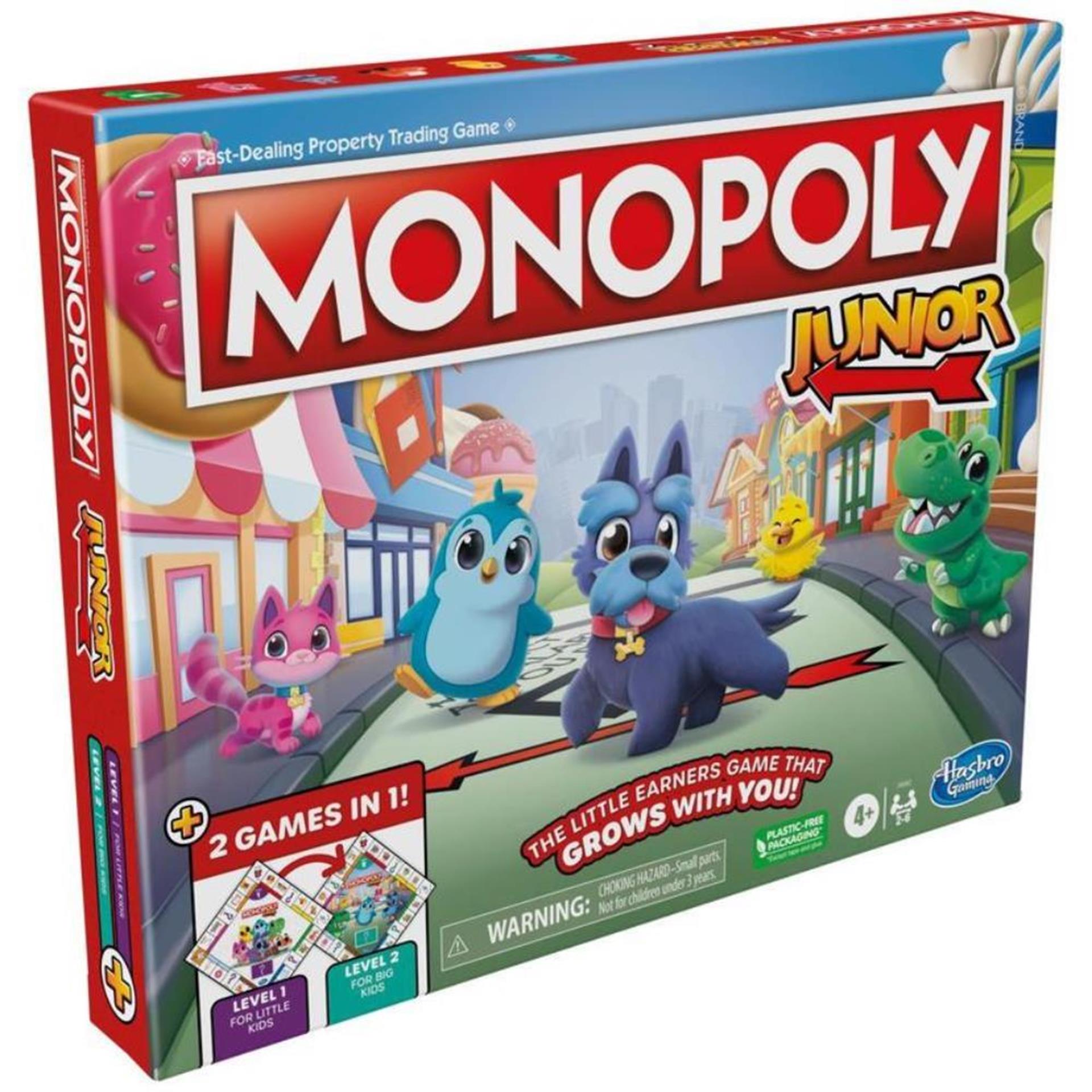 Hasbro Monopoly Junior 2in1 Economische Simulatie Bordspel