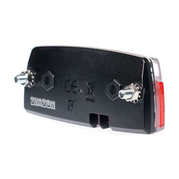 Simson Taillight Porte-Bagages ''Airy'' pour Hub Dynamo 6V