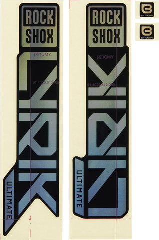 Rockshox decal kit for lyrik ultimate as of 2023 model