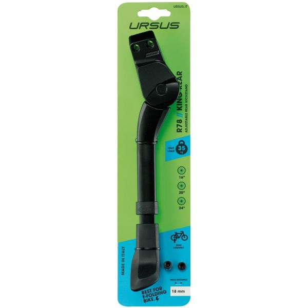 BB0805A Ursus King mini Arrière noir 18mm