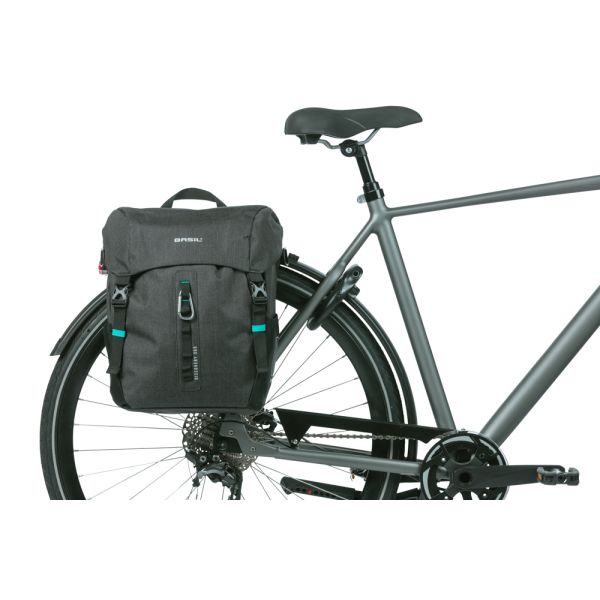 Basil enkele tas discovery 365d l mik 20l 15 x 23 x 35 cm - zwart