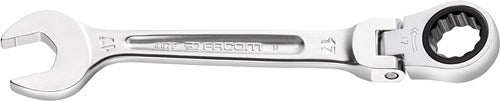 Facom scharn. anti-slip ringsteekratelsleutel 8mm