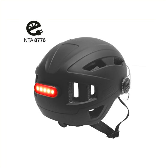 Helm vizier matzwart maat 55-58 cm (M)