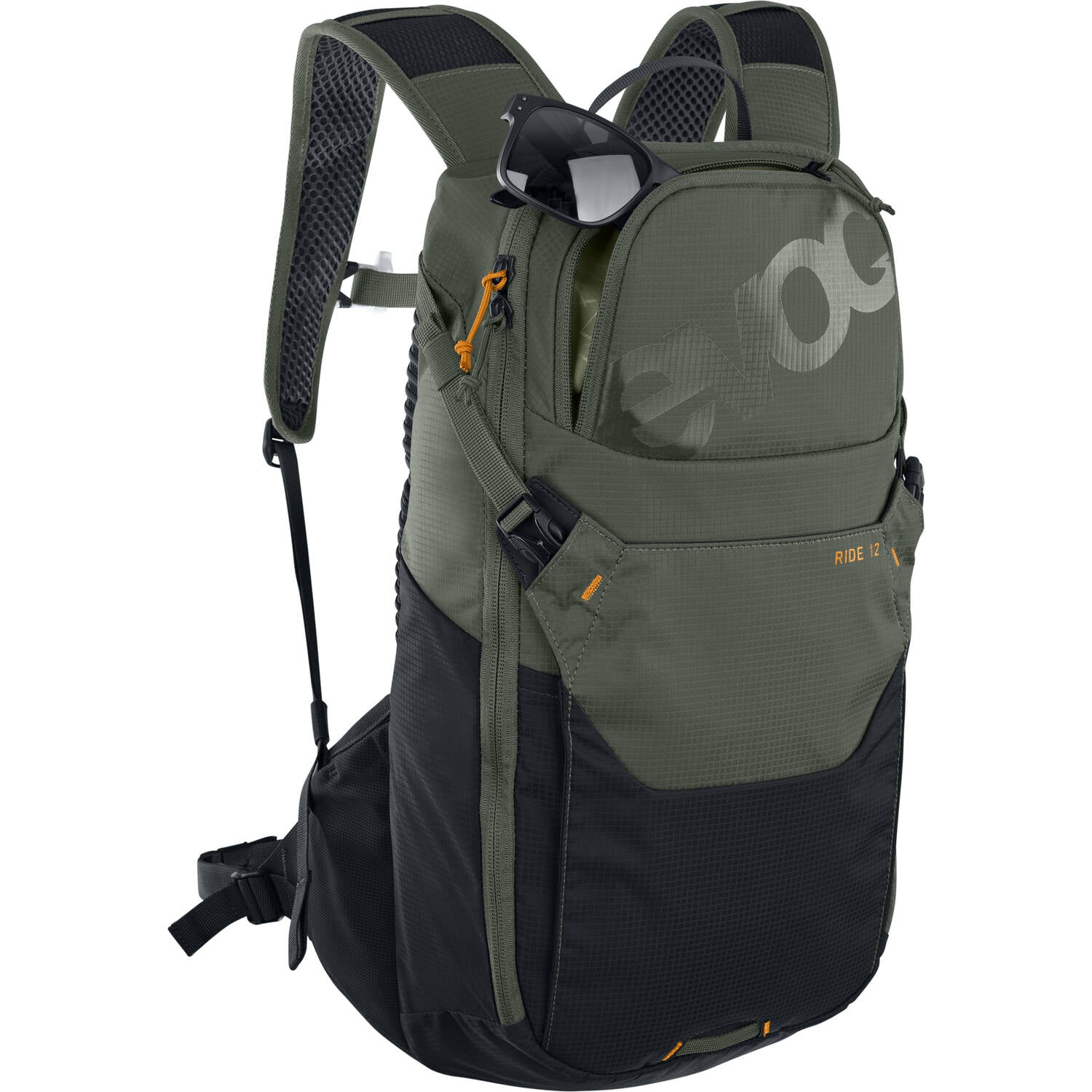 Evoc - ride 12 dark olive black onze size 12l