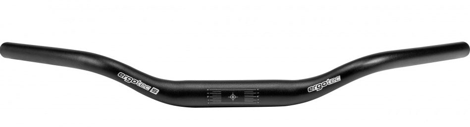 Ergotec stuurklimmer 31.8 620mm aluminium level 5 zwart