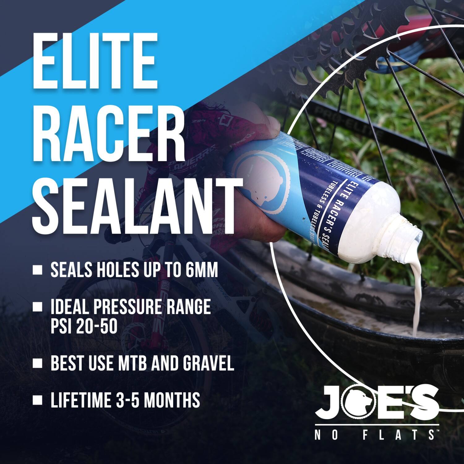 Joe's no flats - elite racers sealant 125ml