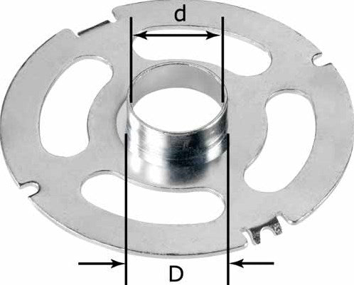 Festool accessoires kopieerring kr-d 13,8 of 1400 - 492180