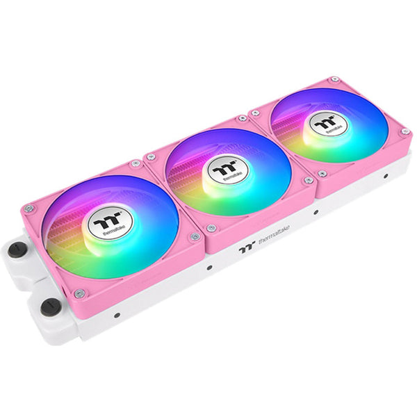 Thermaltake ct120 ex reverse argb sync pc cooling fan pink (3-fan pack) case fans (pink, 3 stuks, 120 x 120 x 25 mm, pwm)