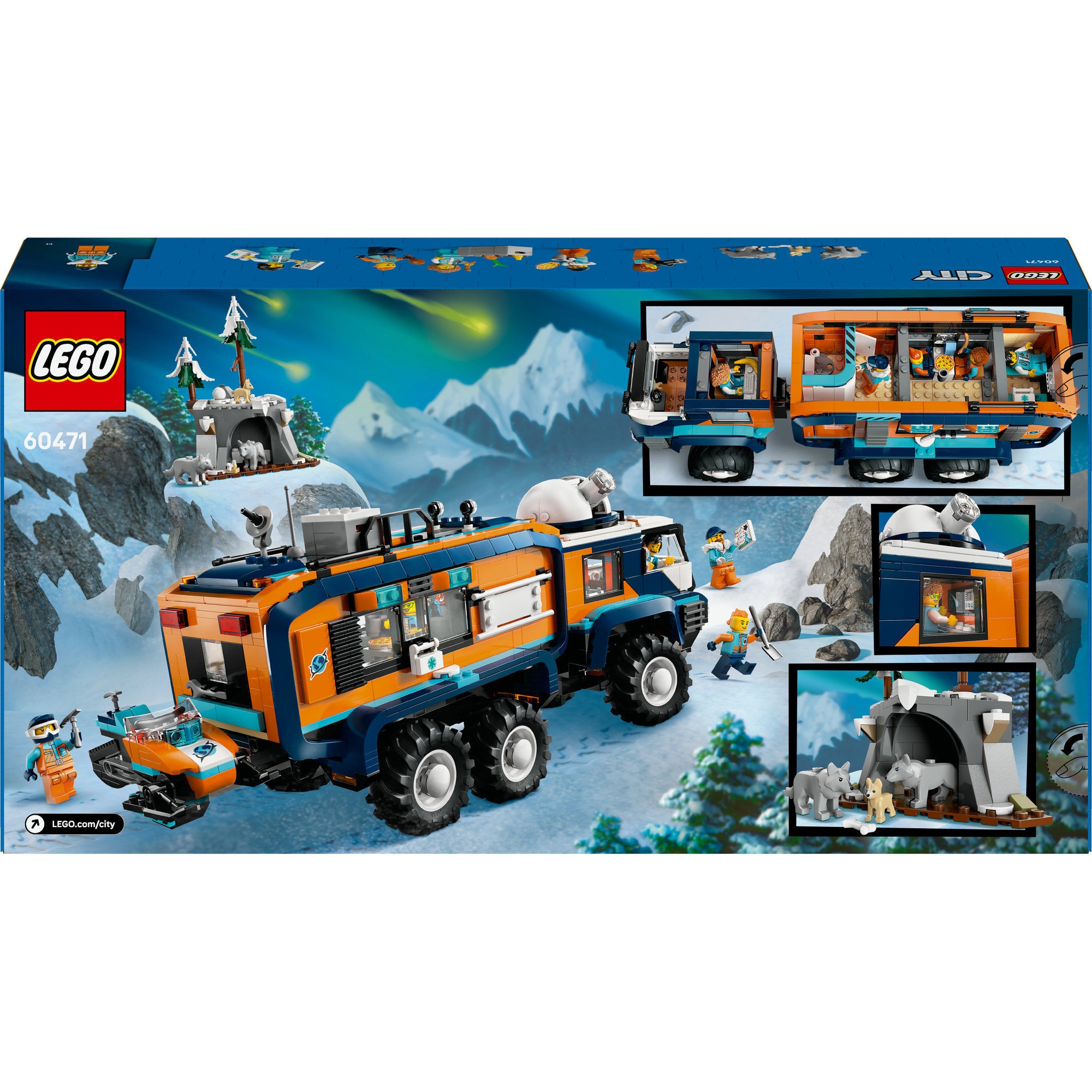 Lego ® city laboratoriumtruck op de noordpool bouwset - 60471