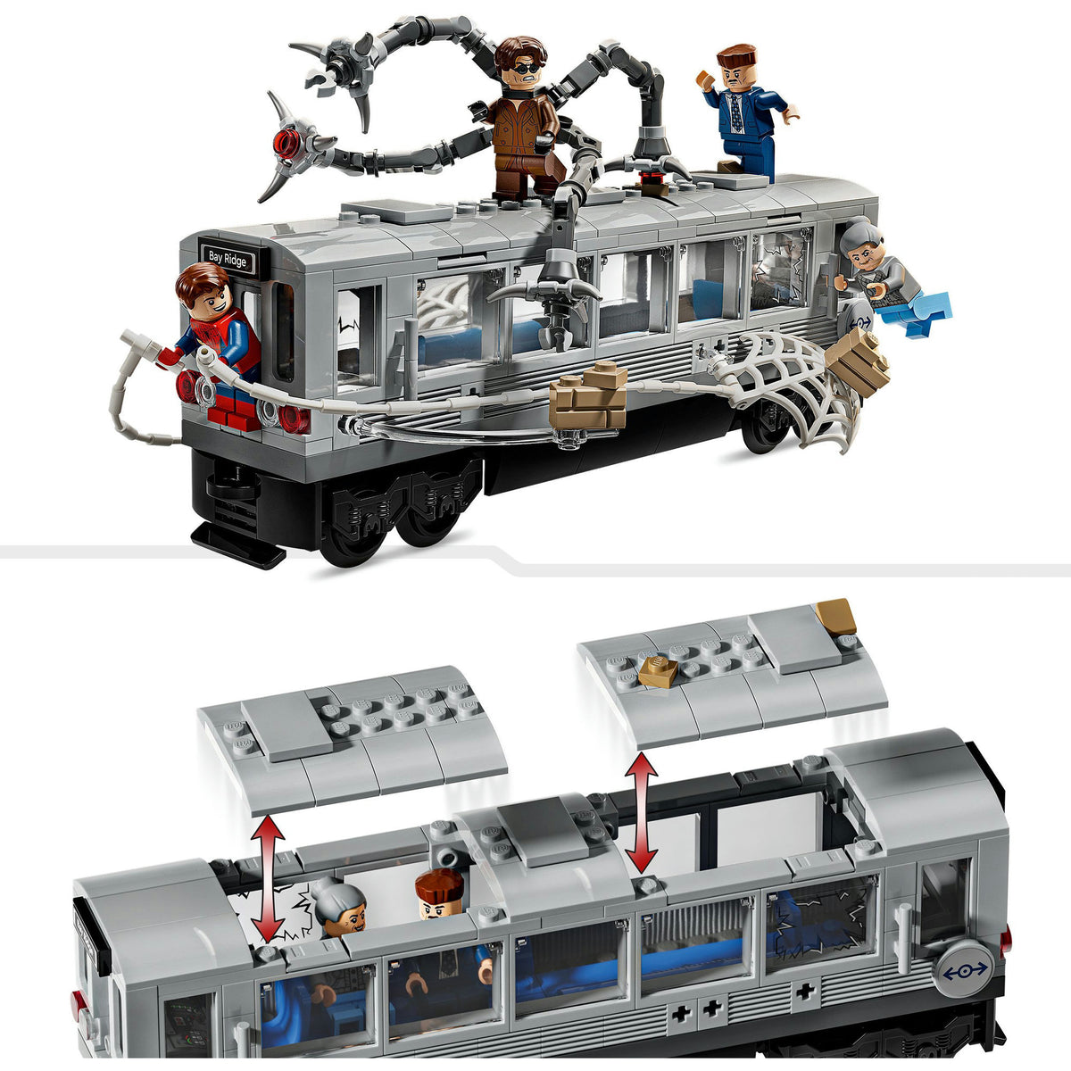 Lego marvel - spider-man vs. doc ock metroscène constructiespeelgoed (76321)