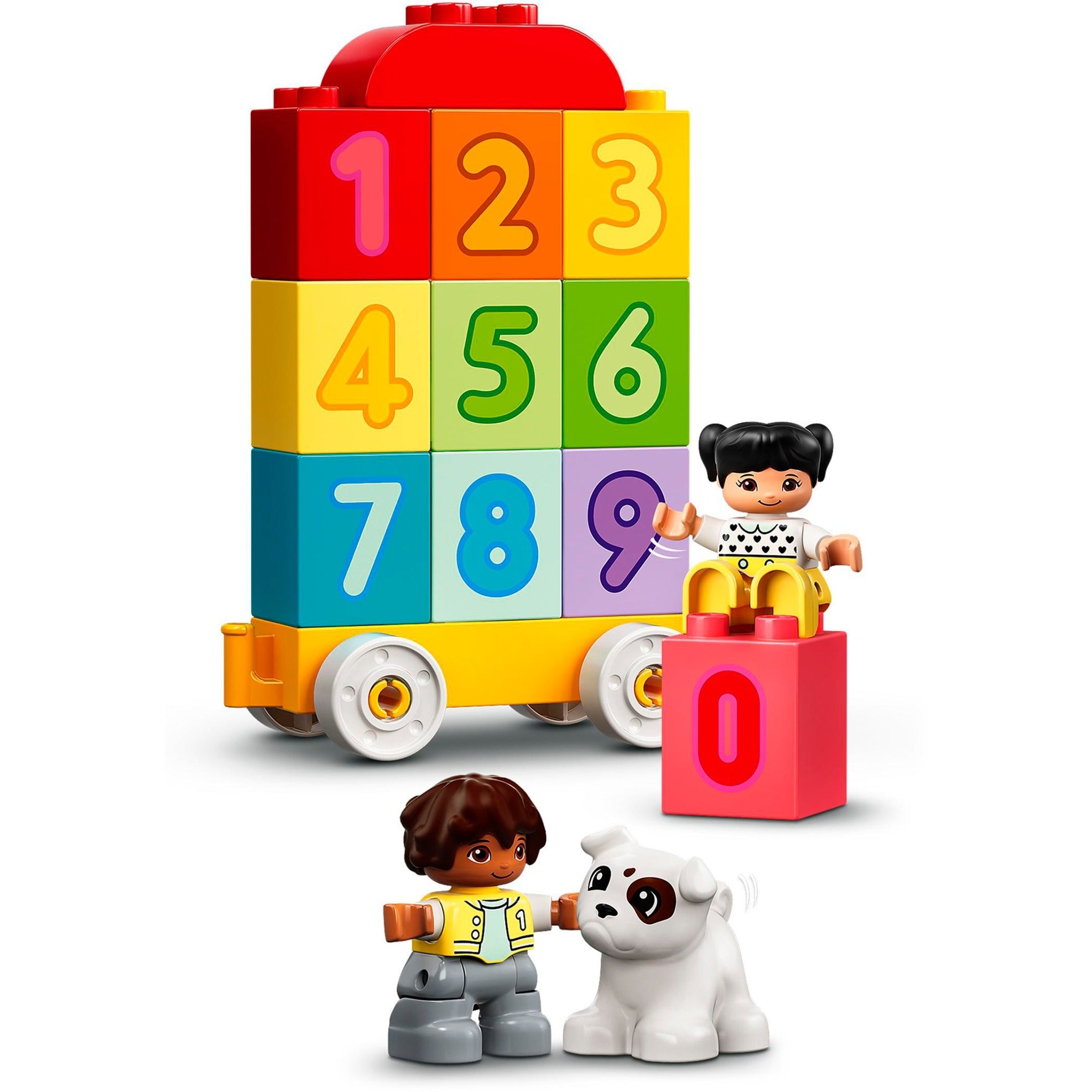 Lego duplo - getallentrein - leren tellen constructiespeelgoed (10954)