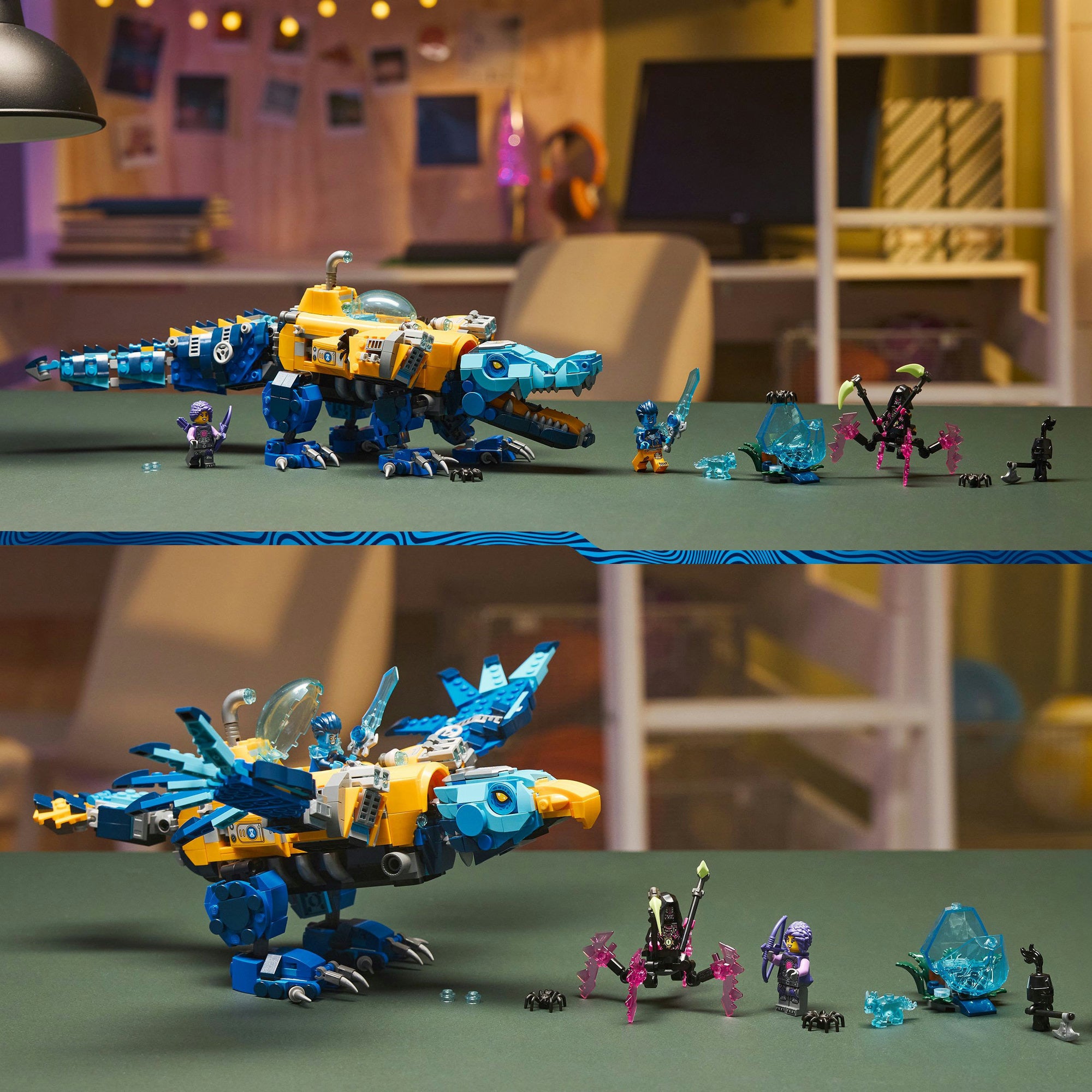 Lego dreamzzz - 71512 - krokodilonderzeeër - speelset met droomfiguren