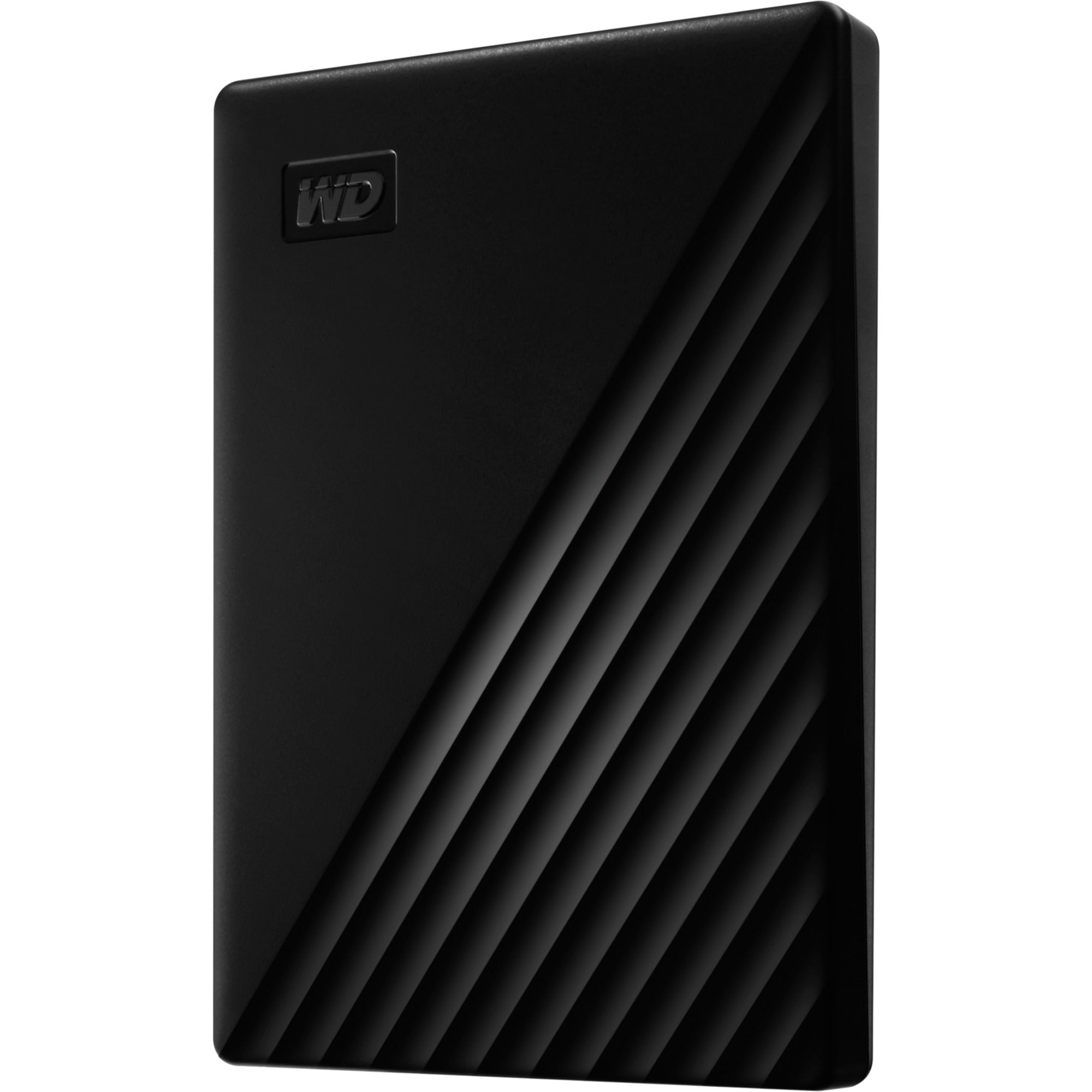 Wd my passport 2 tb externe harde schijf (zwart, byvg0020bbk-wesn, micro-usb-b 3.2 (5 gbit s))