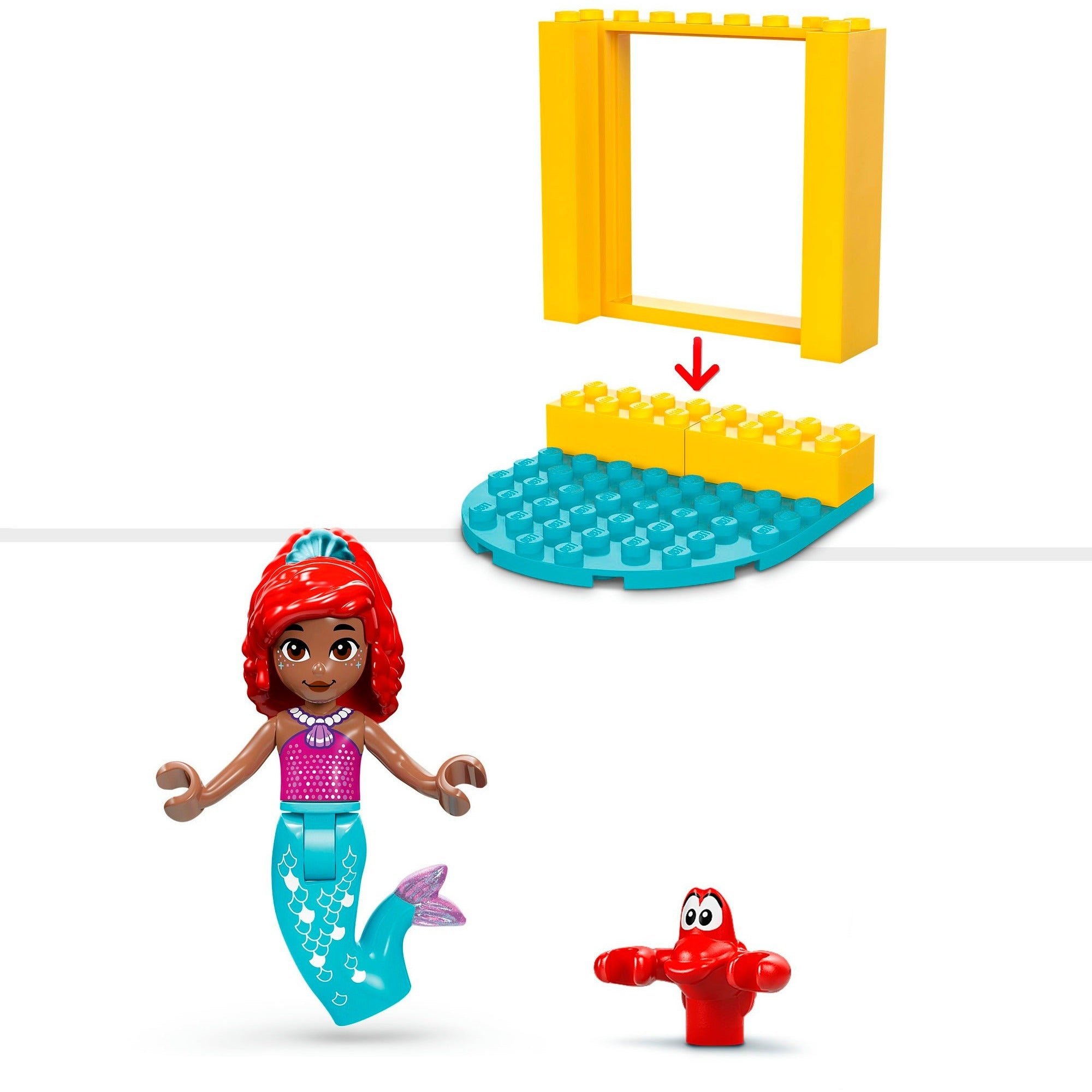 Lego disney princess - ariëls muziekpodium constructiespeelgoed (43235)