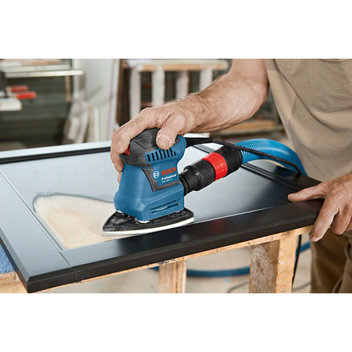 Bosch blauw gss 160-1 a multi 3 in 1 schuurmachine in l-boxx - 06012a2300