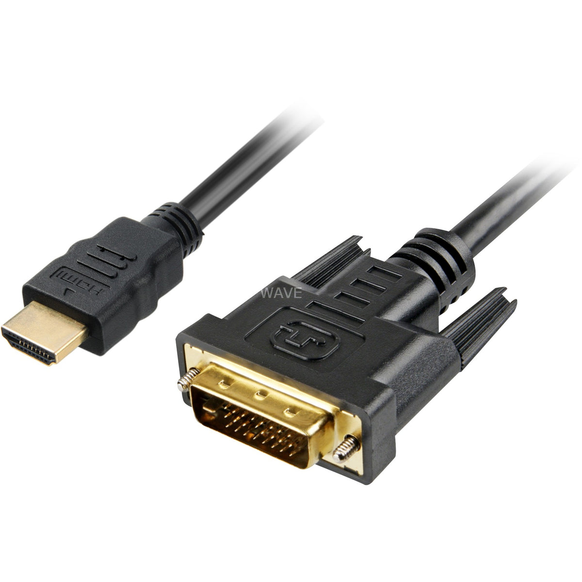 Sharkoon hdmi naar dvi-d adapterkabel (zwart, 5 meter, dual-link)