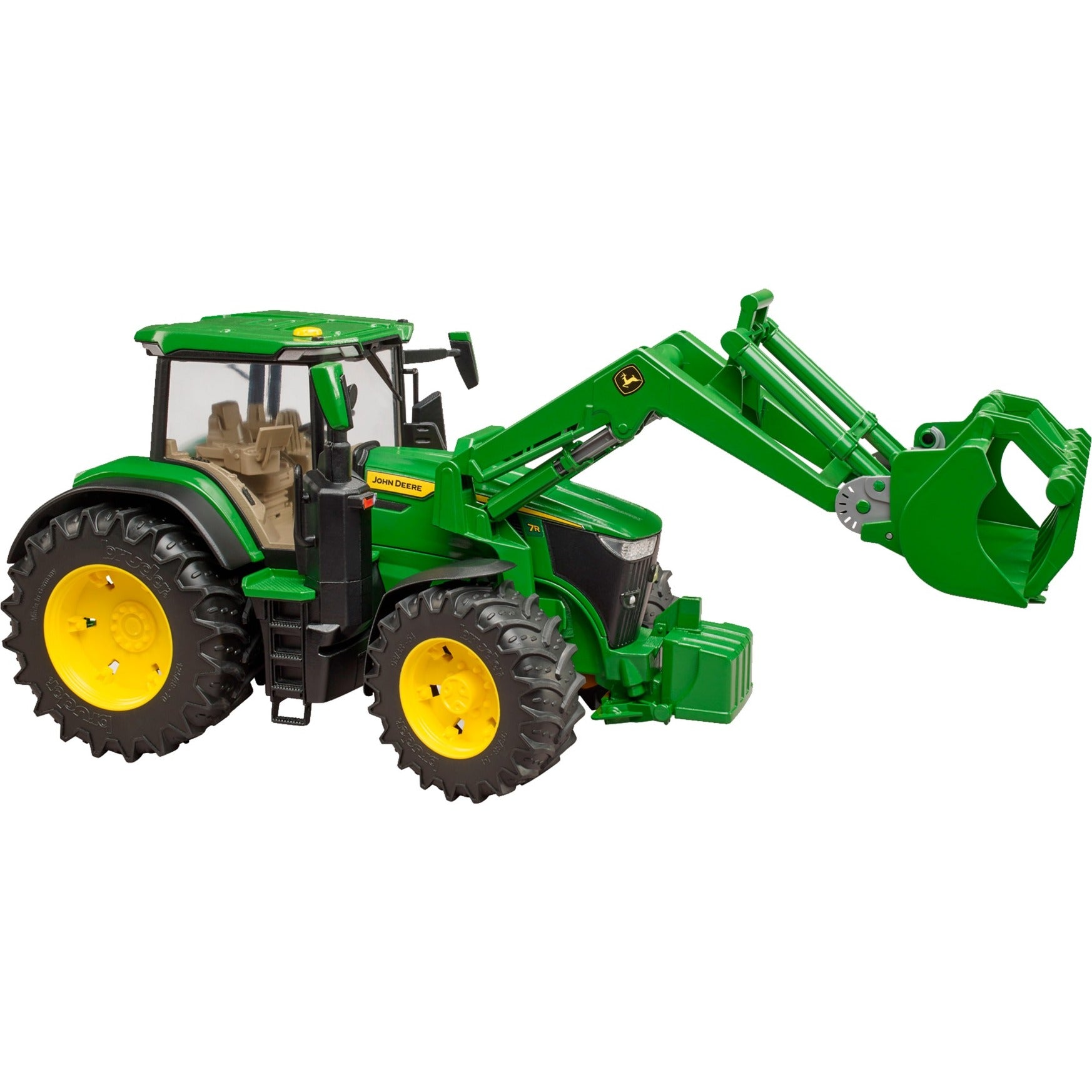 Bruder tractor john deere 7r 350 met frontlader