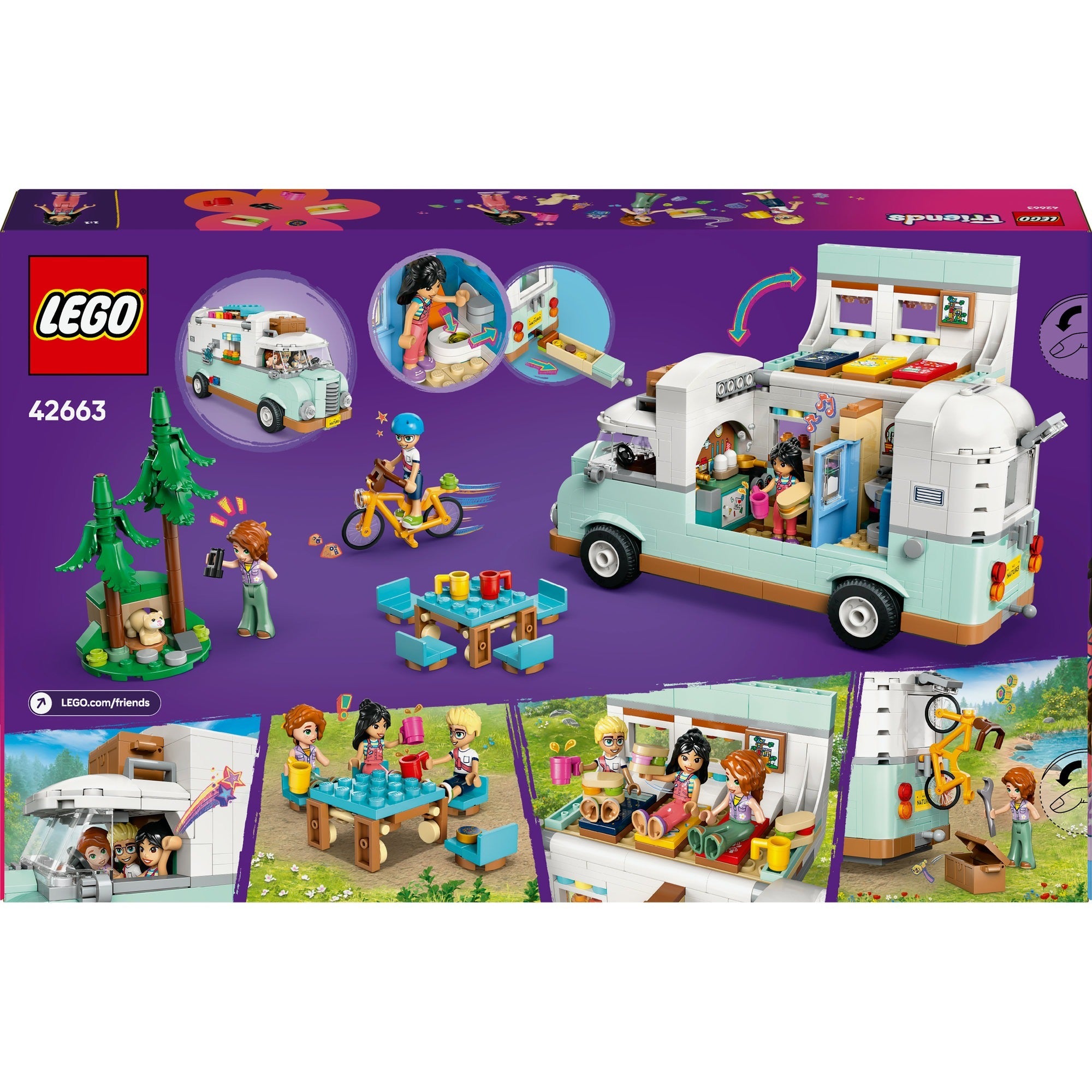 Lego Friends 42663 camperavontuur met vrienden