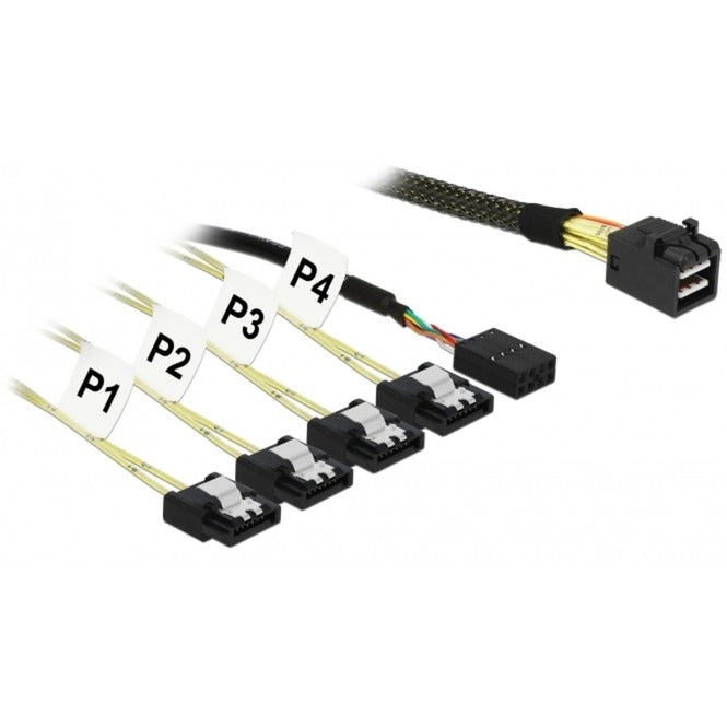 DeLOCK DeLOCK Mini SAS HD SFF-8643 > 4x SATA 7-pins