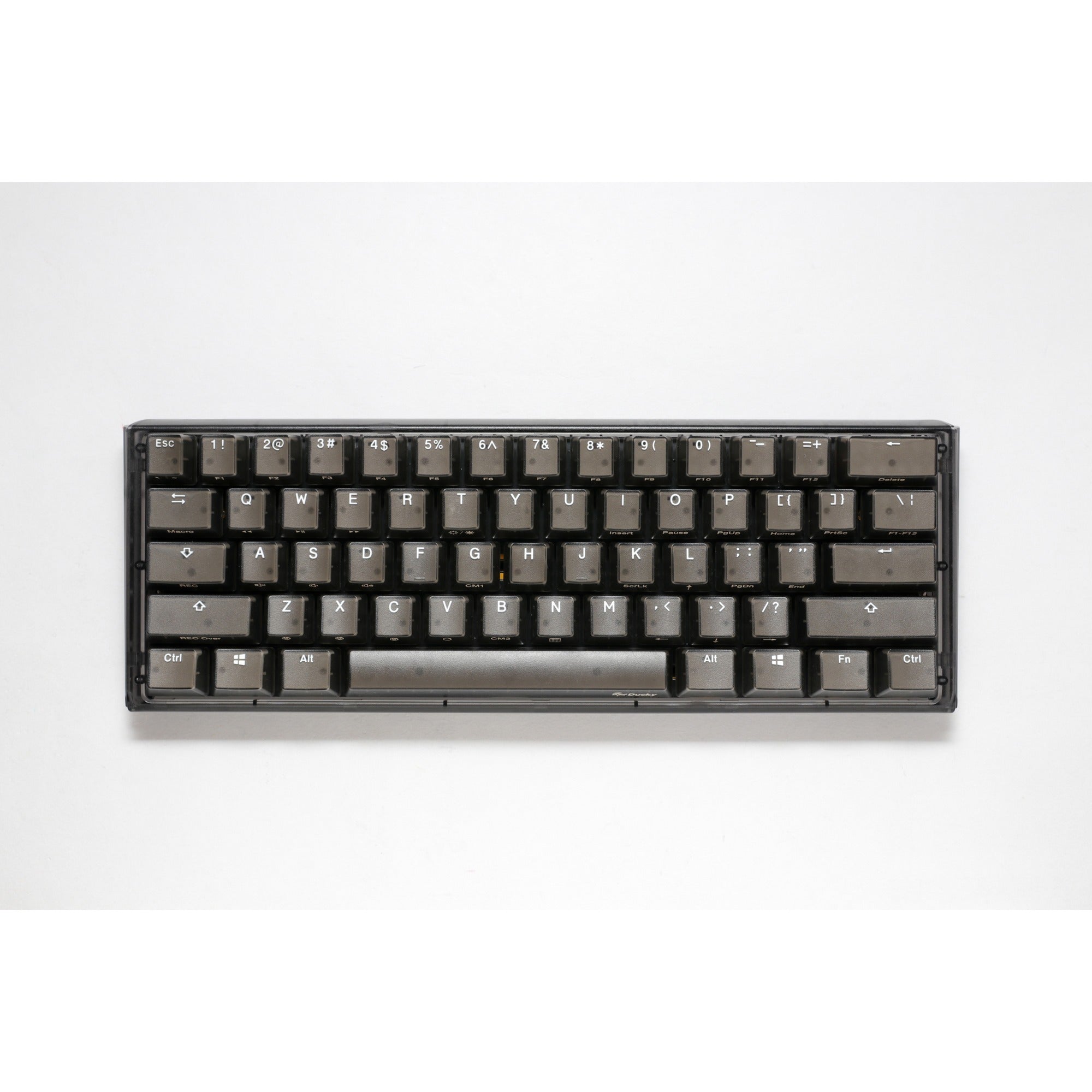 Ducky one 3 mini aura rgb mechanisch toetsenbord (zwart, us lay-out (qwerty), cherry mx brown, 60%, abs double shot, hot swap)