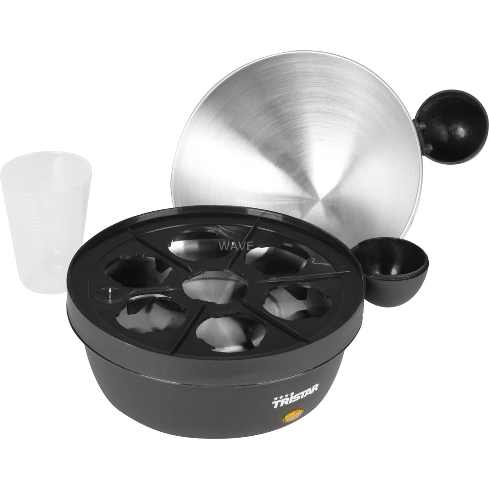 Tristar eierkoker ek-3076 (zwart zilver, 7 eieren, retail)