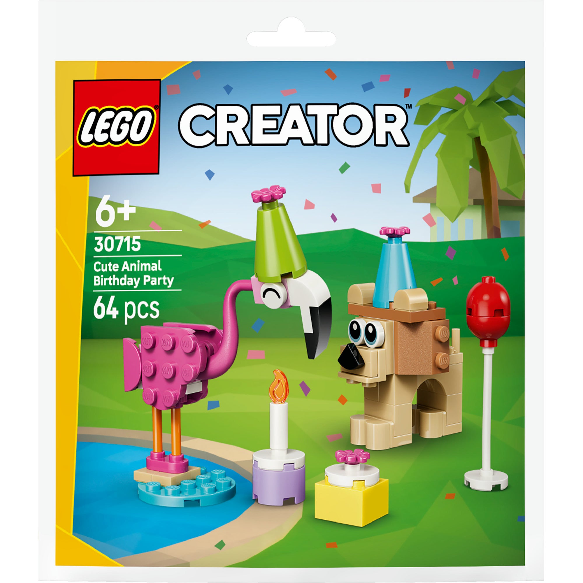 Lego creator - schattige dierenverjaardag constructiespeelgoed (30715)