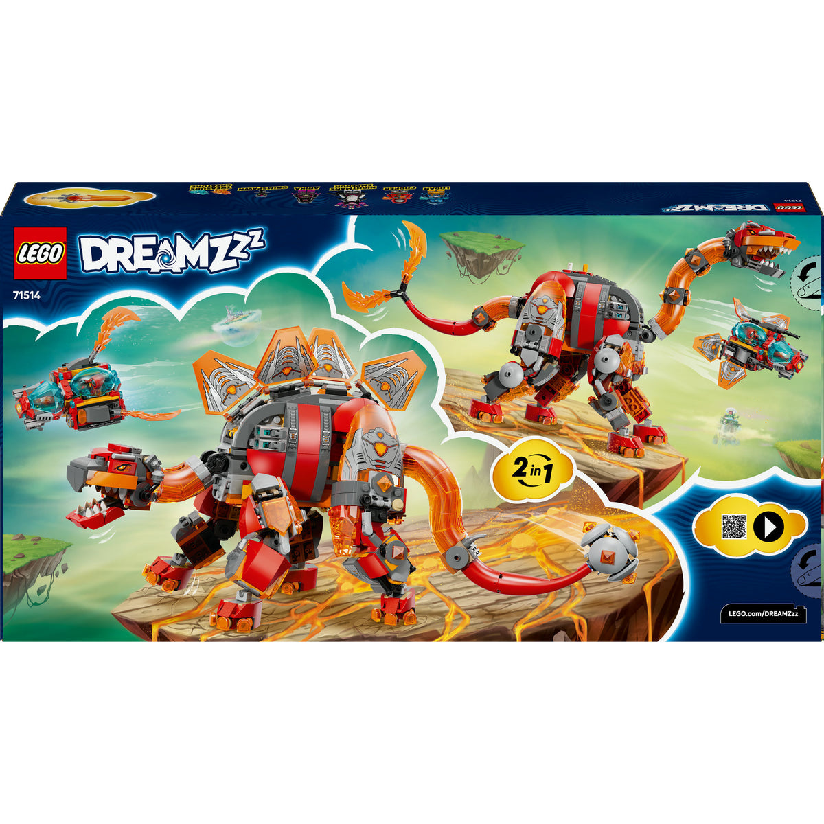 Lego dreamzzz - dinoruimteschip constructiespeelgoed (71514)