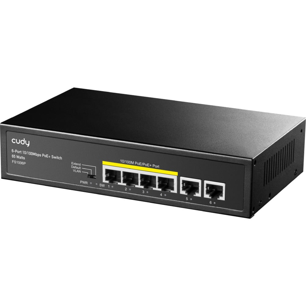 Cudy 6-poorts 10 100M PoE+-switch