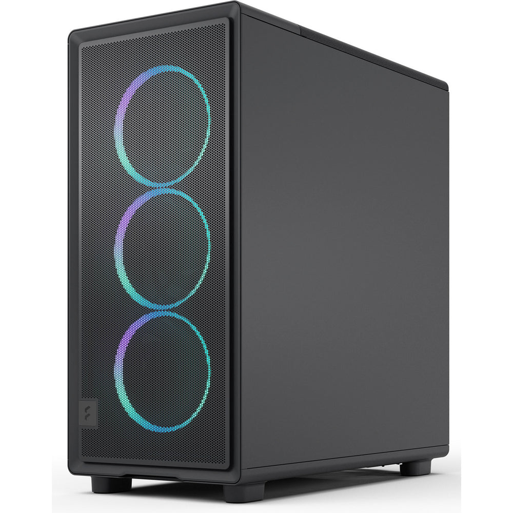 Fractal design epoch rgb midi tower behuizing (zwart | 2x usb-a | 1x usb-c | rgb | tempered glass)