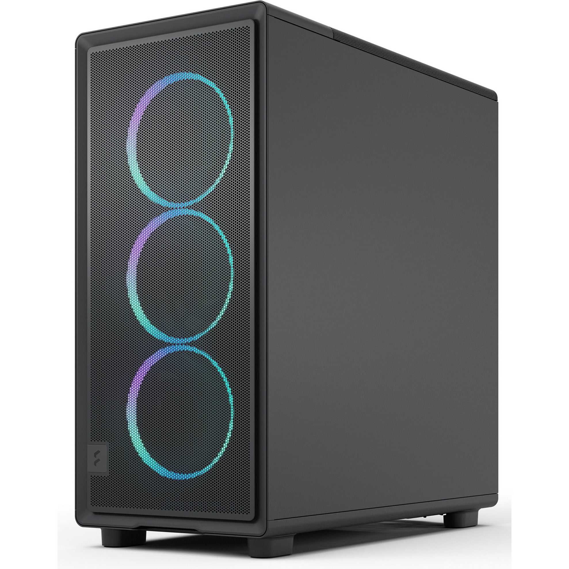 Fractal design epoch rgb midi tower behuizing (zwart | 2x usb-a | 1x usb-c | rgb | tempered glass)