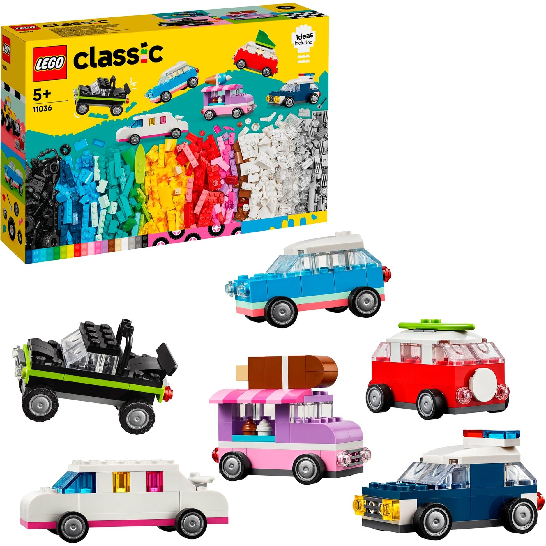 Lego classic 11036 creatieve voertuigen