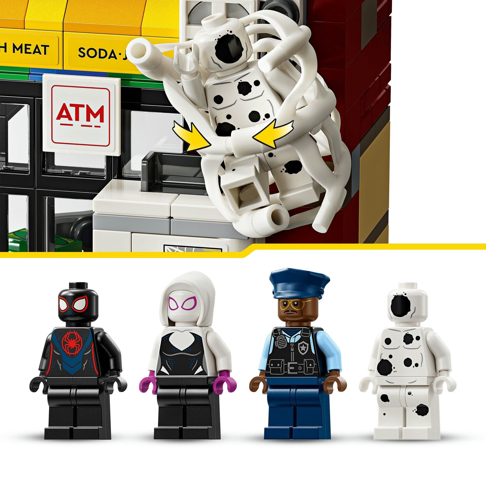 Lego superhelden 76311 spider-vers: mijlen moreel vs. de spot