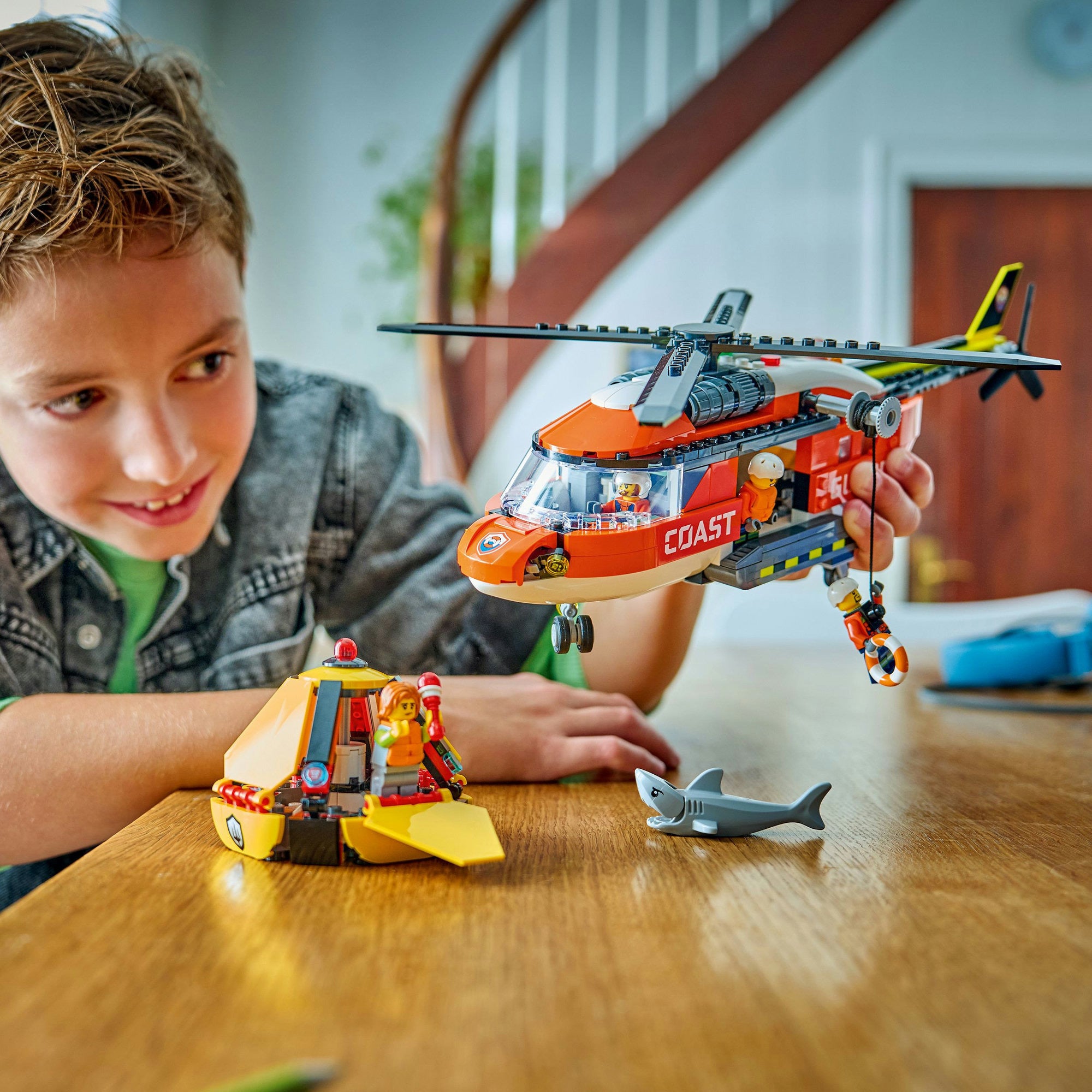 Lego city 60503 kustwacht helikopter