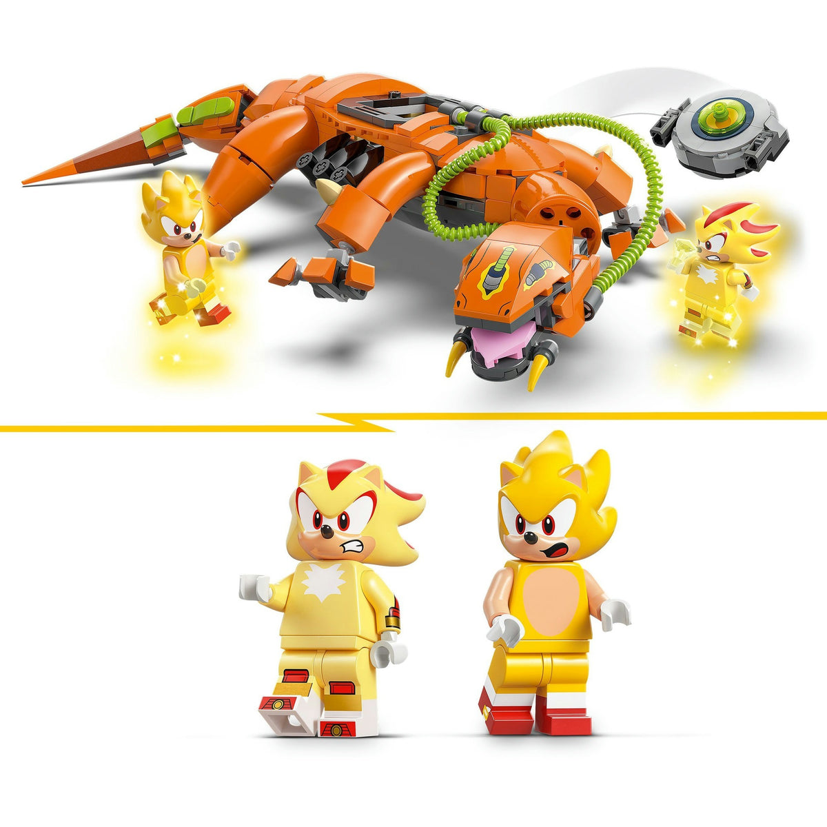 Lego sonic the hedgehog - super shadow vs. biolizard constructiespeelgoed (77003)