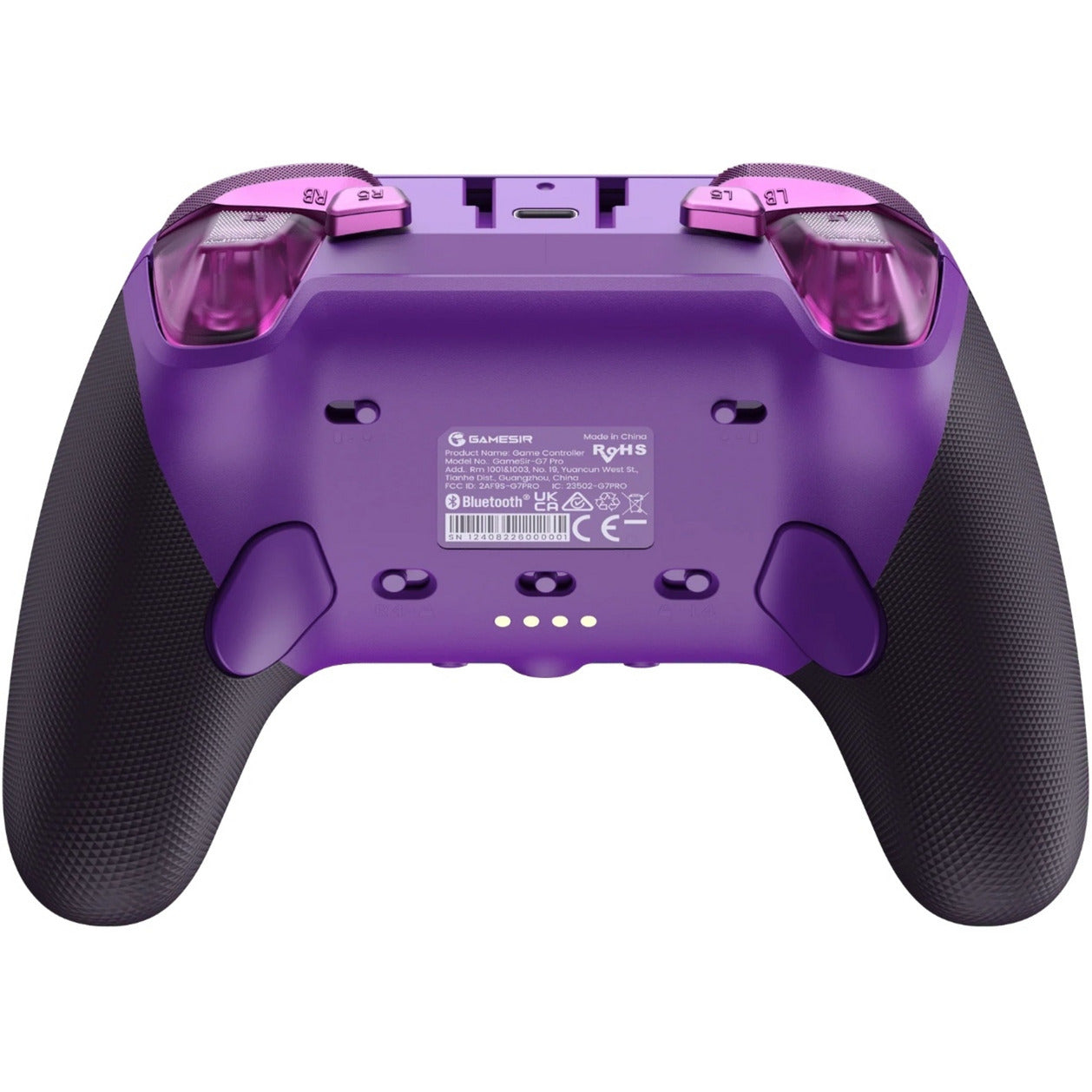 Gamesir g7 pro he tri-mode wireless controller - plum purple (paars, usb 2,4 ghz bluetooth, xbox series x|s, xbox one, pc, android)