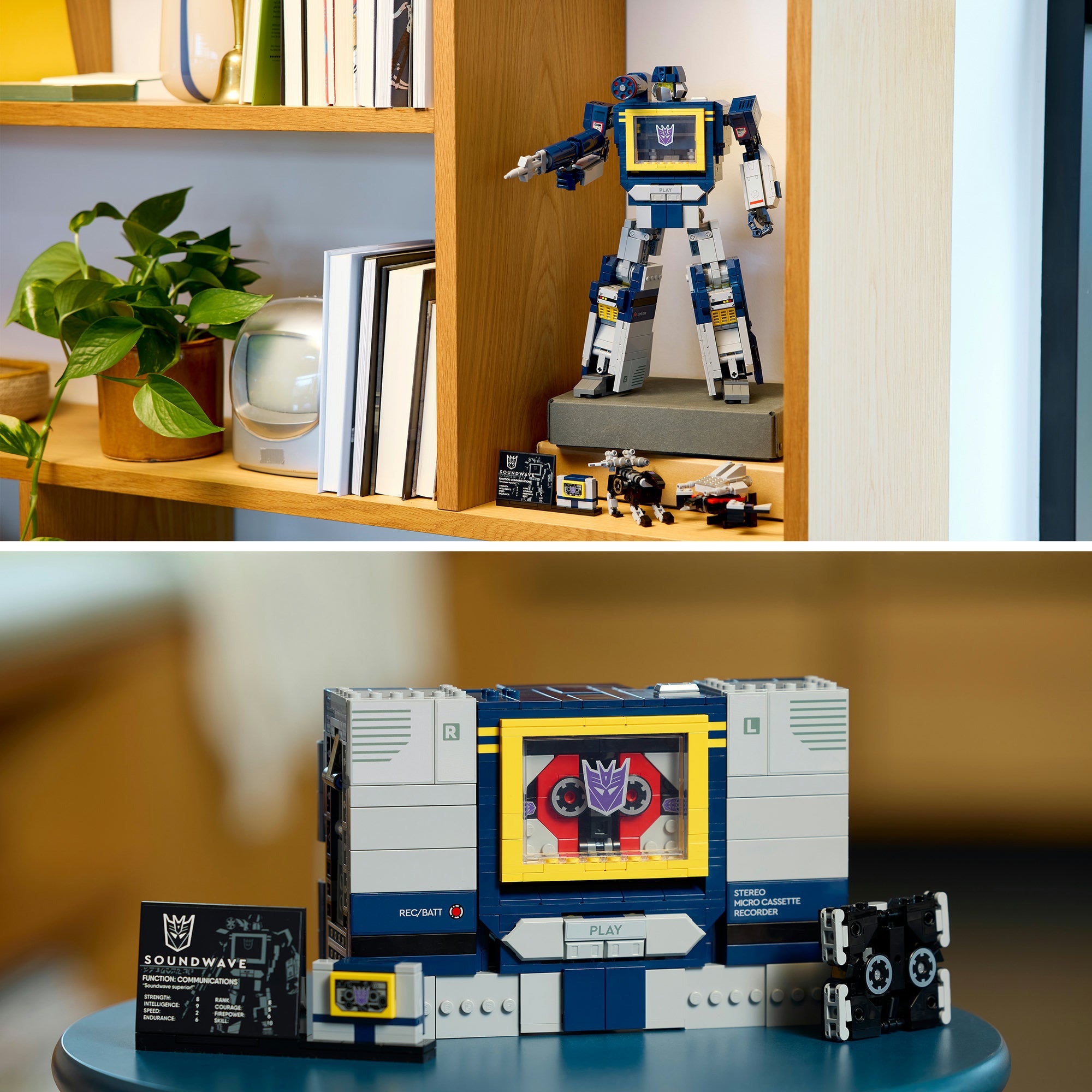 Lego icons - transformers: soundwave constructiespeelgoed (10358)