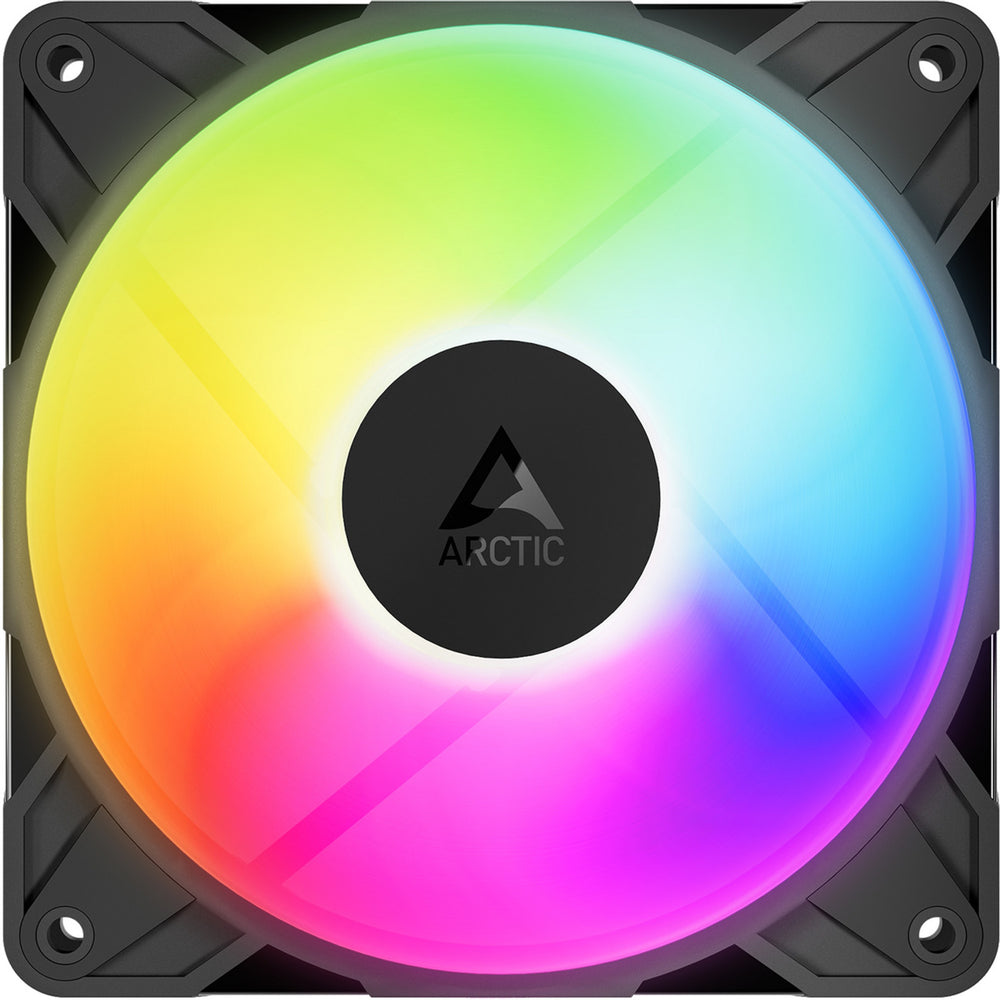 Arctic p12 pro reverse a-rgb case fans (zwart, 3 stuks, 120 x 120 x 27 mm, pwm)