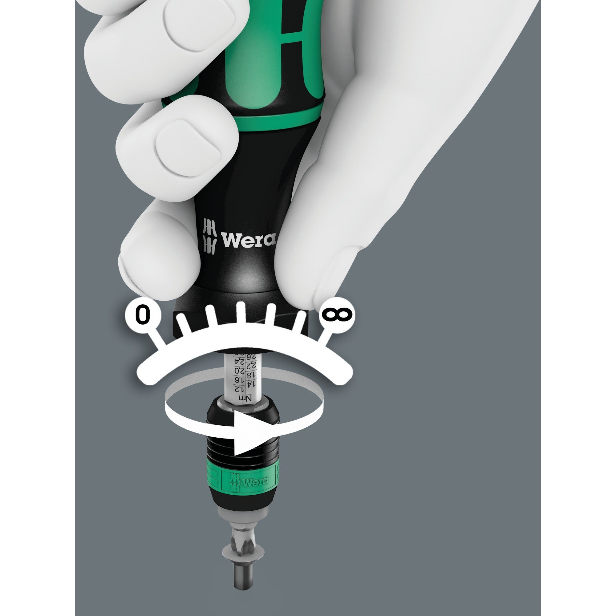 Wera Serie 7400 Kraftform verstelbare momentschroevendra
