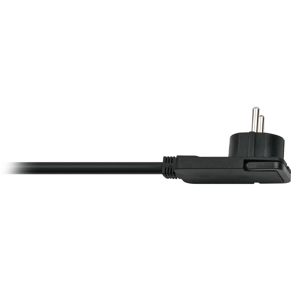 Brennenstuhl comfort-line plus, 4-voudig stekkerdoos (zwart, met platte stekker, 2m h05vv-f 3g1,5)