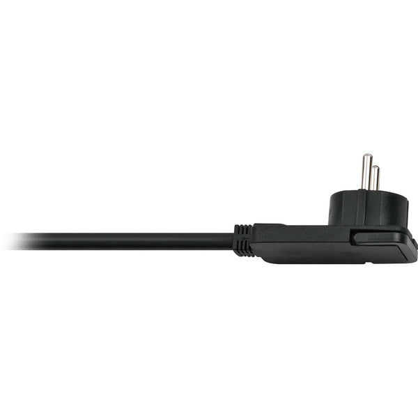 Brennenstuhl comfort-line plus, 4-way power strip (black, with flat plug, 2m H05VV-F 3G1.5)