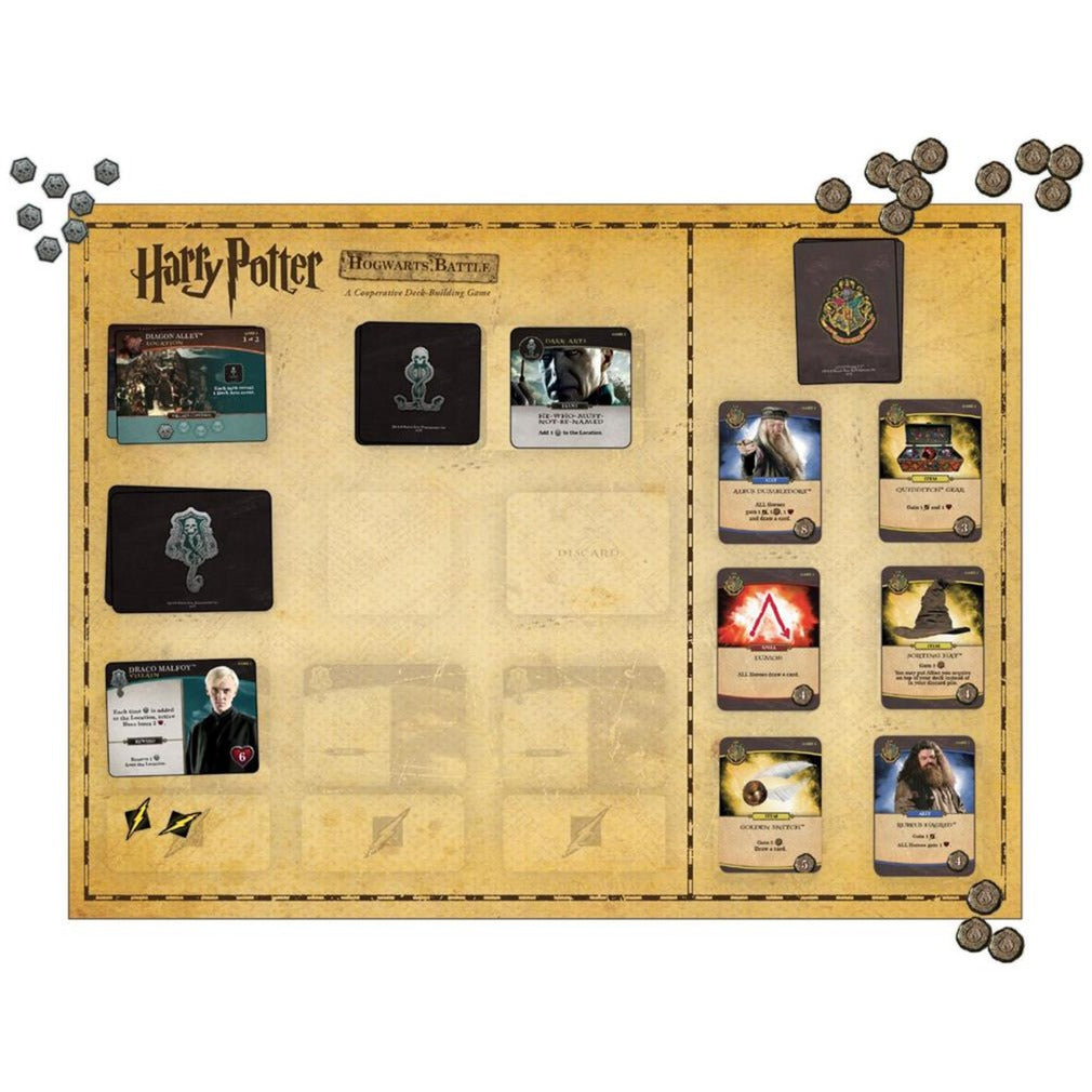 Usaopoly harry potter and the battle of hogwarts - engelstalig bordspel