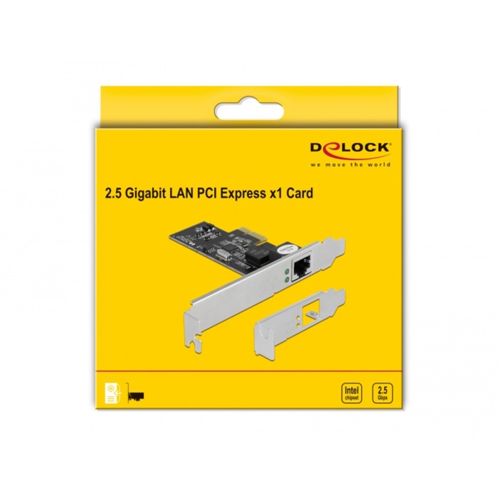 DeLOCK DeLOCK PCI Express x1 kaart naar 1x RJ45 2,5 Gigabit LAN i
