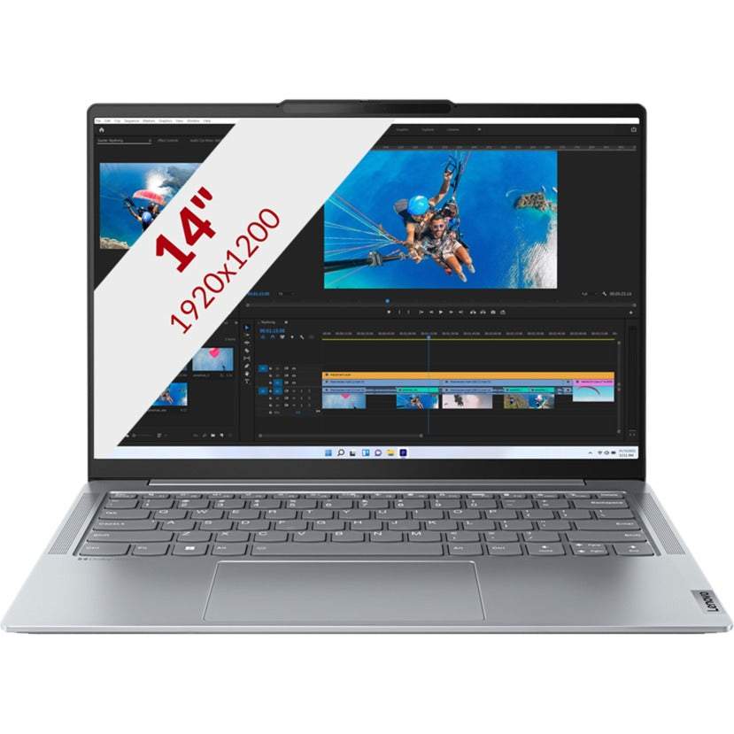 Lenovo yoga slim 6 14apu8 (82x3003mmh) 14 2-in-1 laptop (grijs | ryzen 5 7540u | radeon 740m | 16 gb | 512 gb ssd | oled)
