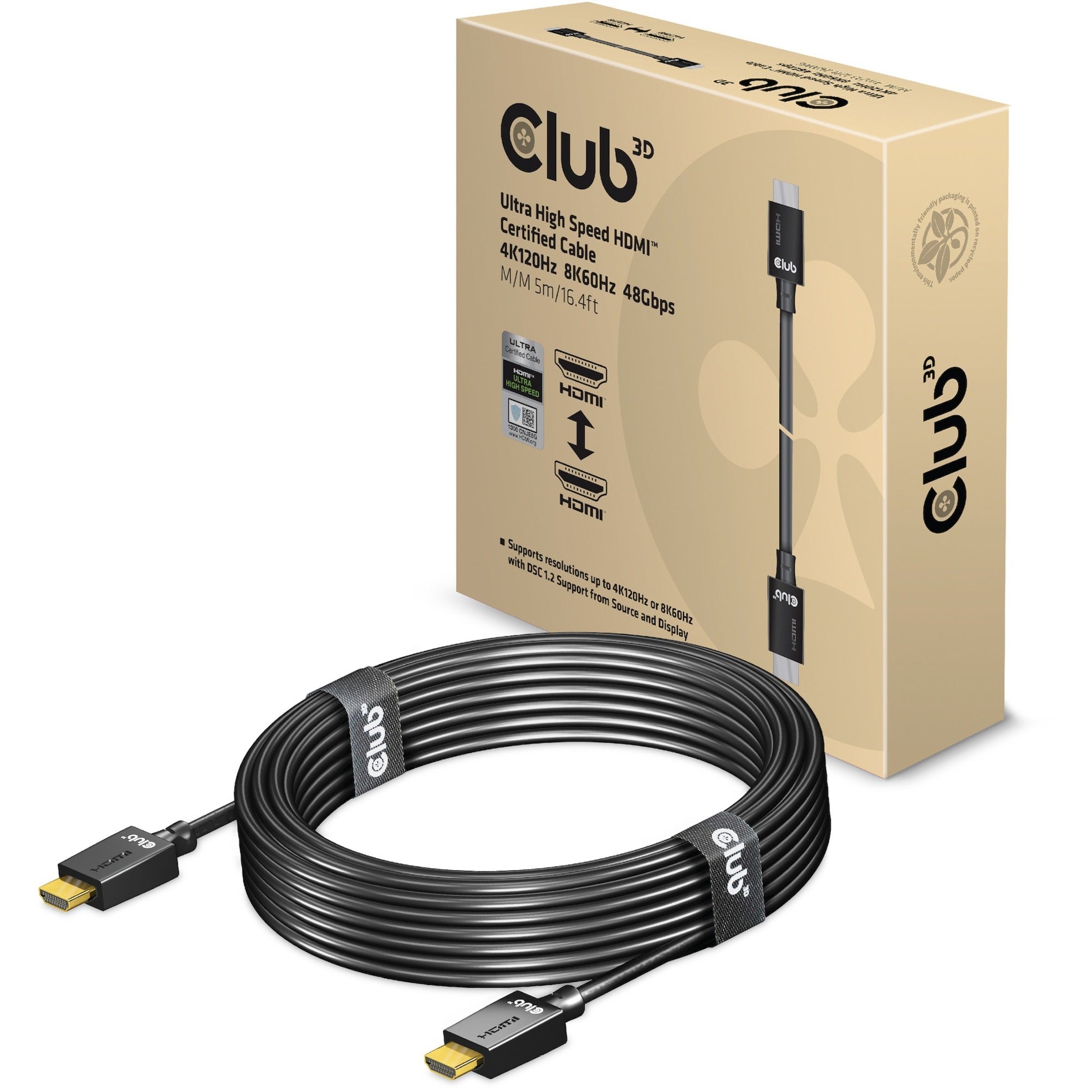 Club 3D Club 3D Ultra High Speed ​​HDMI-gecertificeerd