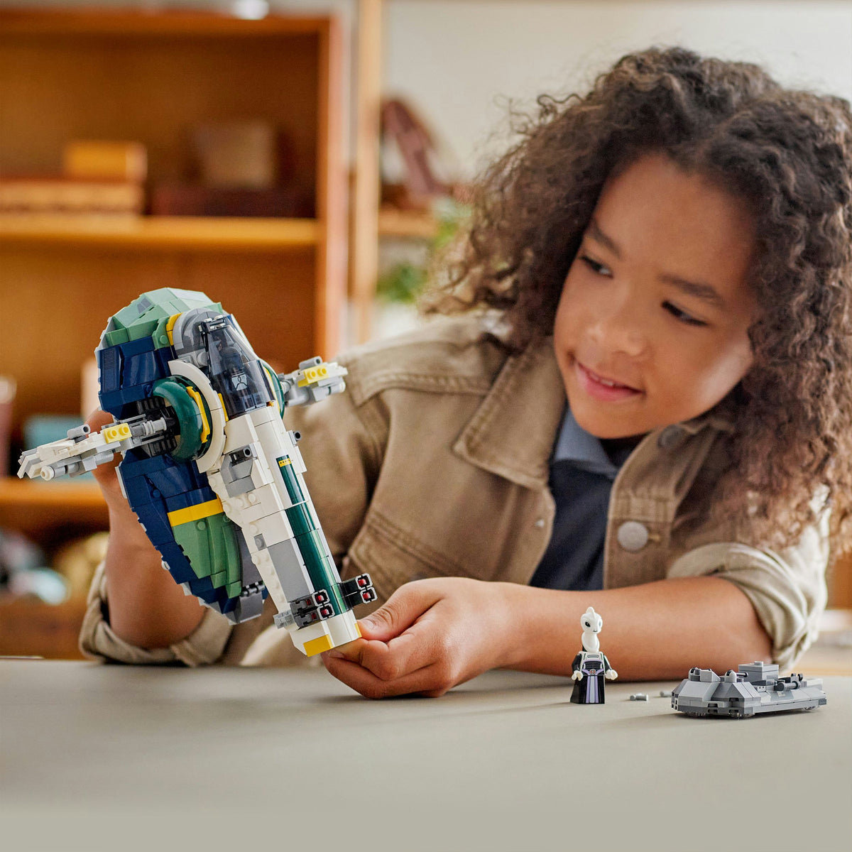 Lego star wars: attack of the clones jango fetts bouwbaar ruimteschip speelgoed voor kinderen 75433