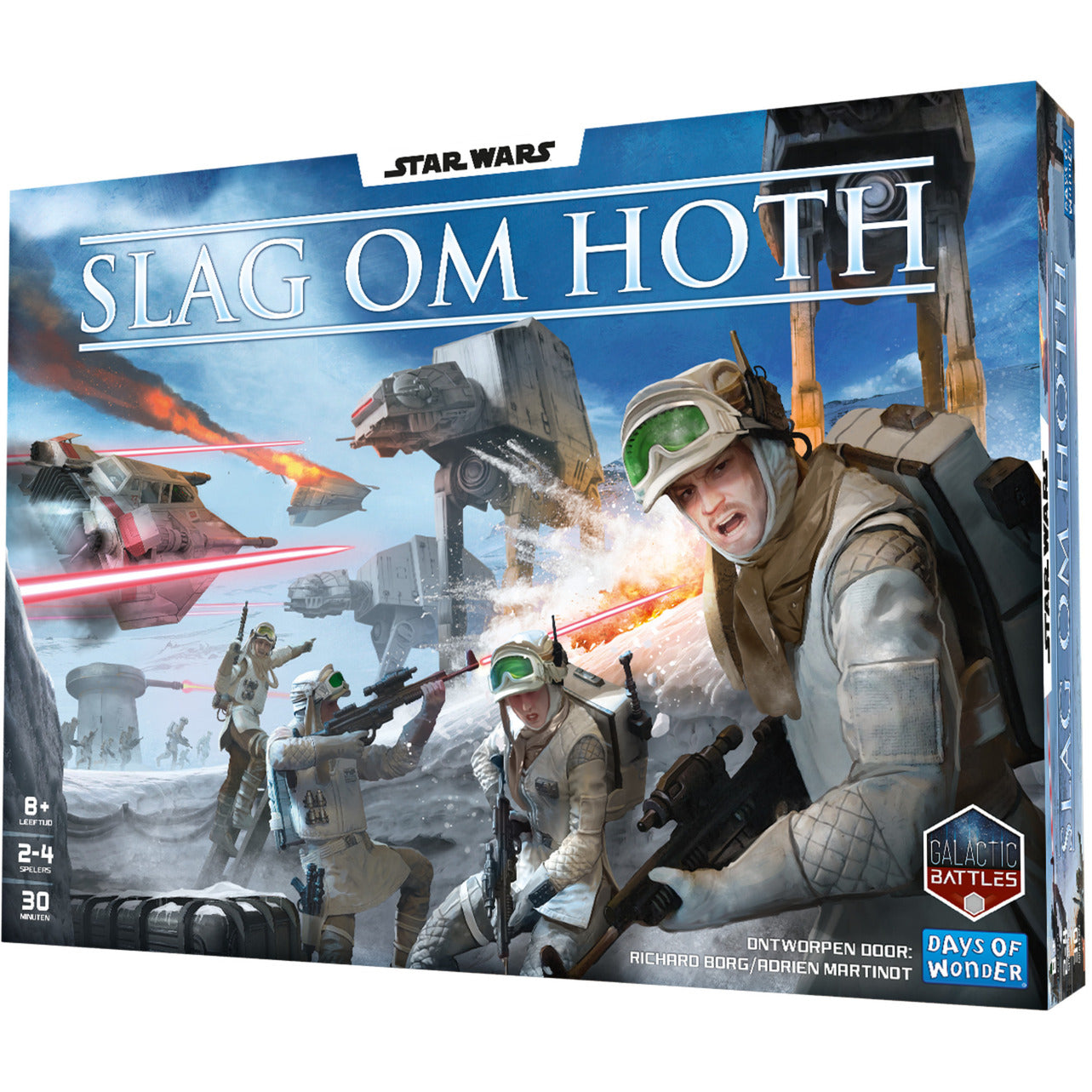 Asmodee star wars: slag om hoth bordspel (nederlands, 2 - 4 spelers, 30 minuten, vanaf 8 jaar)